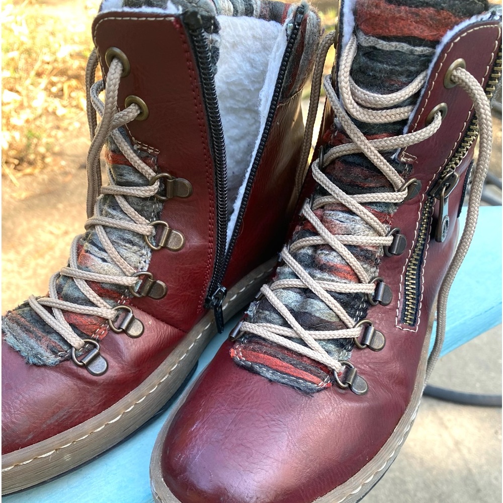 Rieker booties.